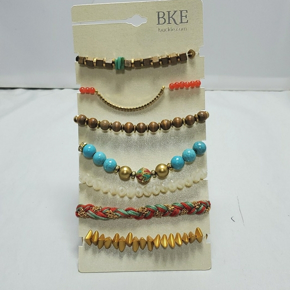 2 for $16 BKE 7 pc bracelet on a card (2 sets) - Picture 1 of 2